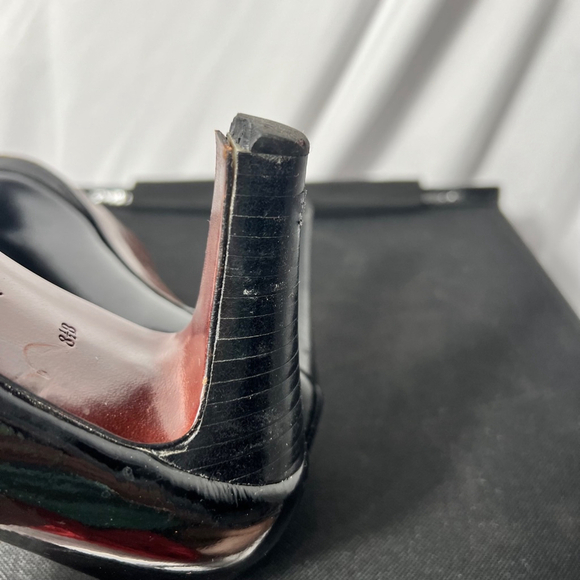 Cole Haan Nike Air Patent Leather Black Pumps Size 8.5 - Picture 11 of 14